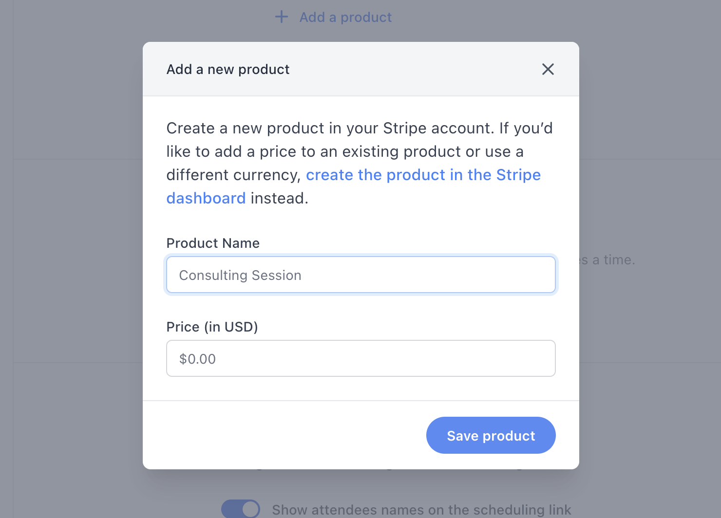 Add Stripe products